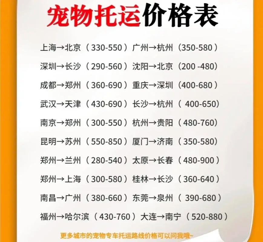 托运宠物的快递公司有哪些(顺丰托运宠物多少钱)