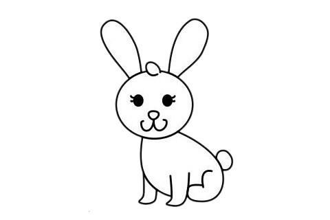 小兔子的本领有哪些图片简笔画,小兔子的本领怎么画出来