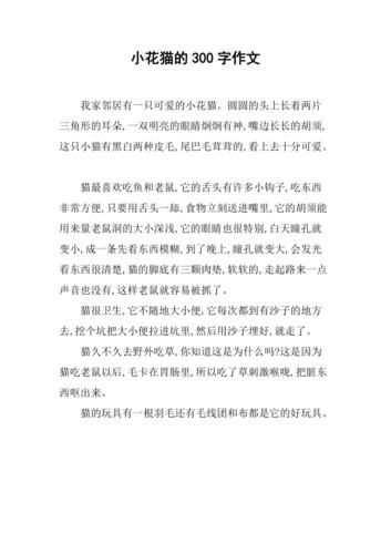 猫的优点作文,狸花猫的优点