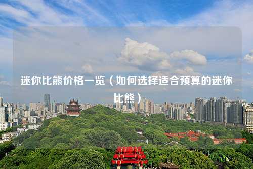 迷你比熊价格一览（如何选择适合预算的迷你比熊）