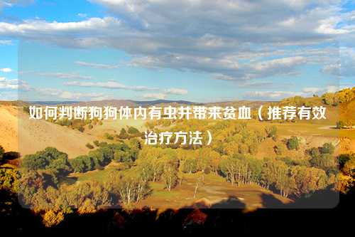 如何判断狗狗体内有虫并带来贫血（推荐有效治疗方法）