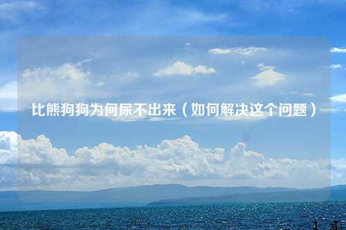 比熊狗狗为何尿不出来（如何解决这个问题）