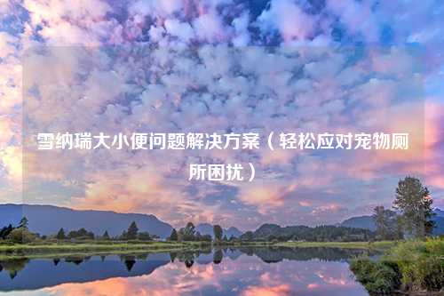 雪纳瑞大小便问题解决方案（轻松应对宠物厕所困扰）