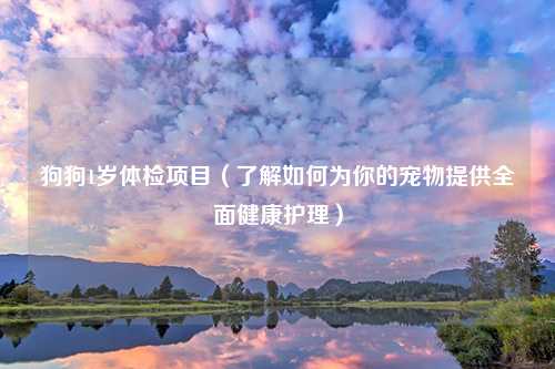 狗狗1岁体检项目（了解如何为你的宠物提供全面健康护理）